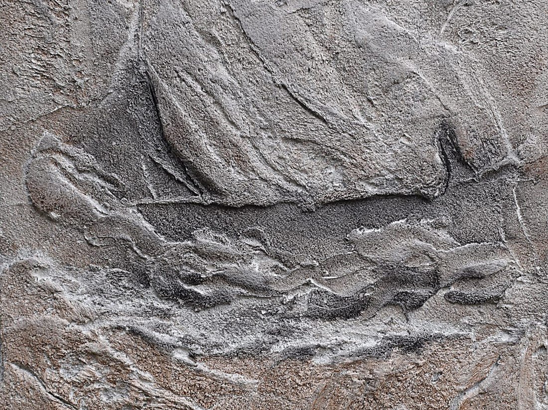 Decoratief stucwerk detail